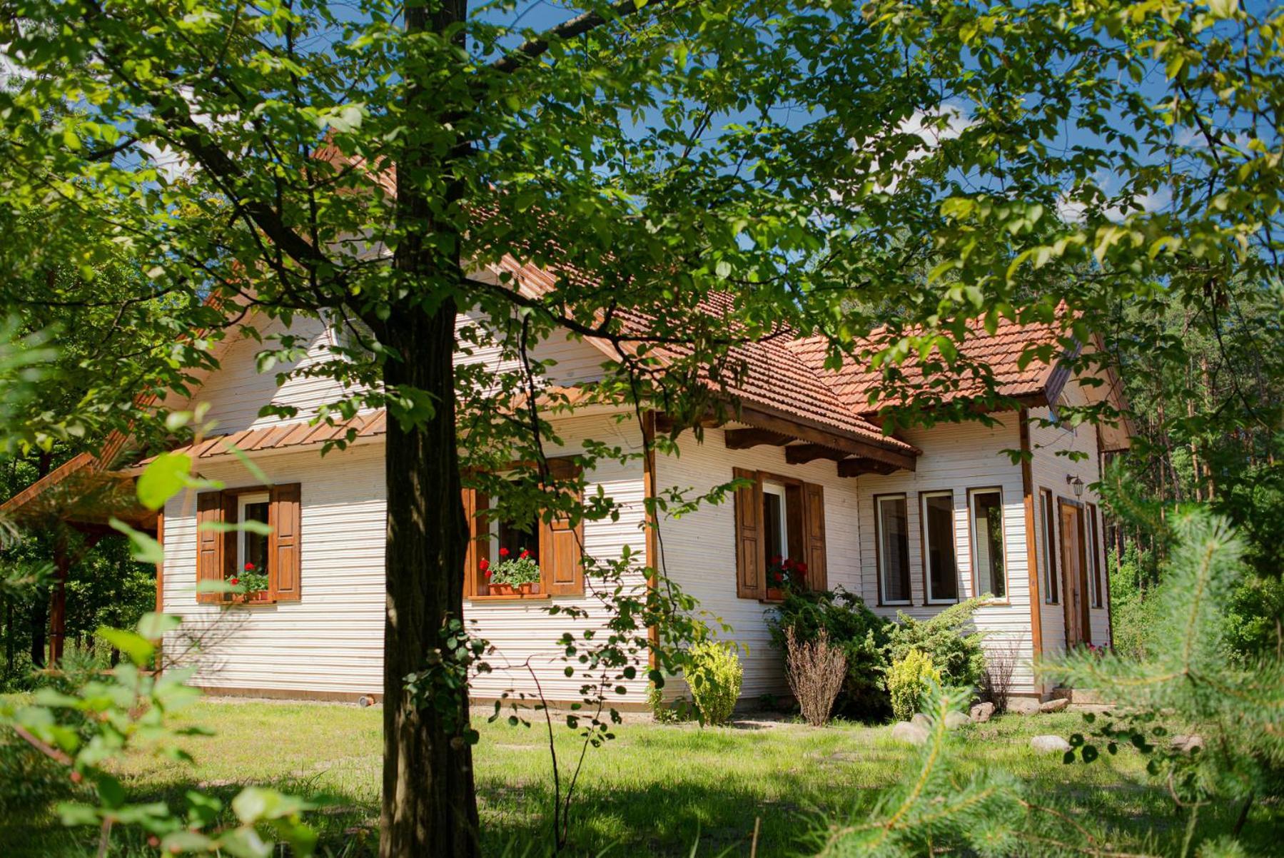 Jagodowy Zakatek, Caloroczny Dom Na Wylacznosc W Lesie, Balia, Cisza, Kominek, Weranda, Stawy Tuczna Exterior photo